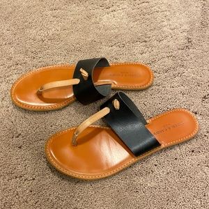 Black & brown sandals